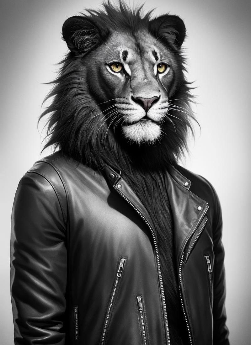 15919-2192995440-ultra realistic photograph, RAW professional photograph, 1A Hyper-realistic anthropomorphic black lion, wearing a biker jacket,.png